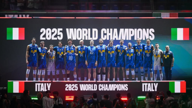 Italia revalidó su título de campeón del mundo de vóleibol masculino