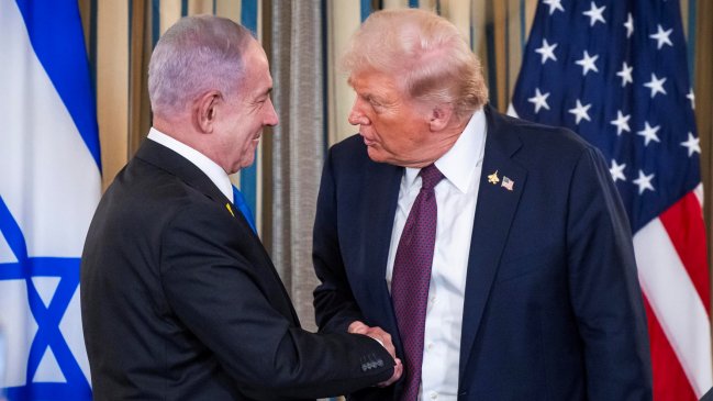 Netanyahu asegura que no acordó establecer un Estado Palestino con Trump