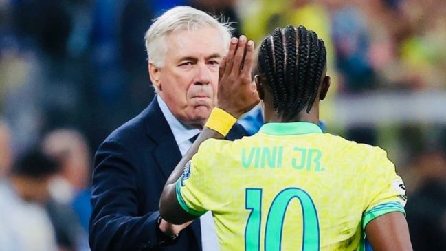 Ancelotti convocó a Vinícius y Rodrygo para amistosos de Brasil con Japón y Corea del Sur