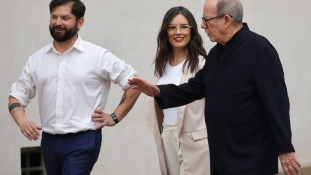 Silvio Rodríguez visitó La Moneda y se reunió con el Presidente