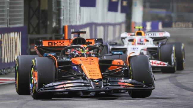 Oscar Piastri lideró la segunda tanda de prácticas en Marina Bay