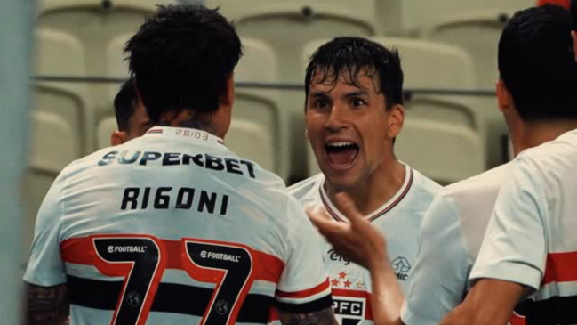 Gonzalo Tapia recibió elogios por su rendimiento en el partido de Sao Paulo ante Fortaleza