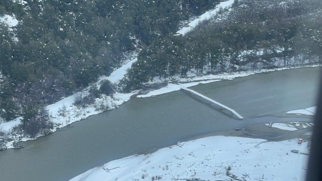 Reconstrucción vial en Aysén tras temporal