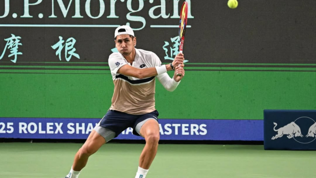 Tabilo sucumbió ante Auger-Aliassime en la segunda ronda del Masters de Shanghái