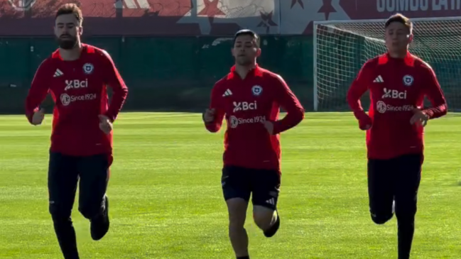 La Roja inició sus entrenamientos de cara al amistoso con Perú