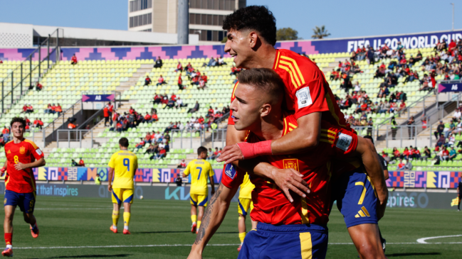 España sacó los primeros pasajes a cuartos del Mundial sub 20 tras vencer a Ucrania