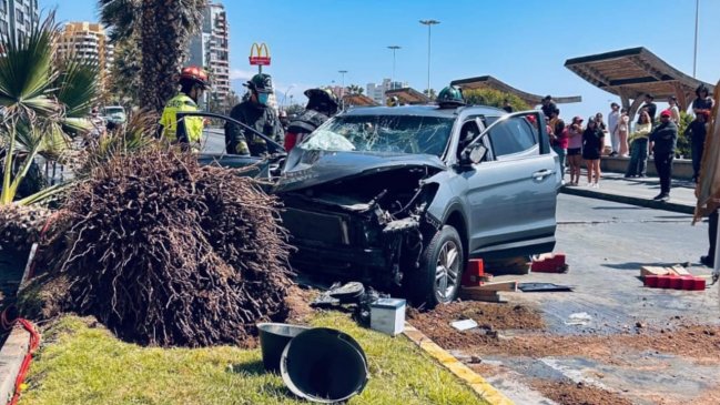 Conductor quedó libre tras chocar ebrio, herir a dos personas y huir en Antofagasta