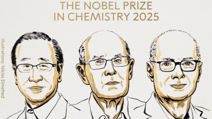   Nobel de Química galardonó a desarrolladores de estructuras metal-orgánicas 
