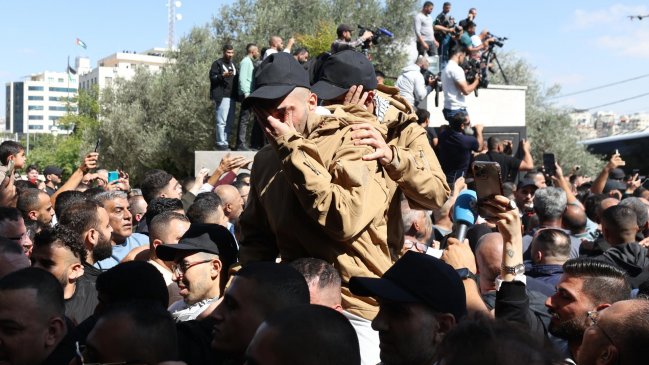 Israel liberó a 1.968 presos palestinos: 154 ya están en Egipto