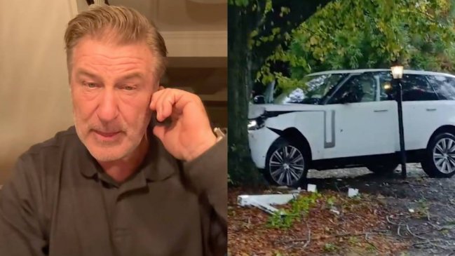 Alec Baldwin protagonizó accidente automovilístico junto a su hermano: se estrelló contra un árbol