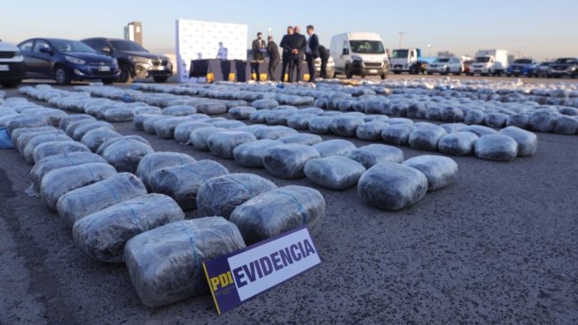 Megaoperativo: PDI desarticuló banda criminal y decomisó una tonelada de droga