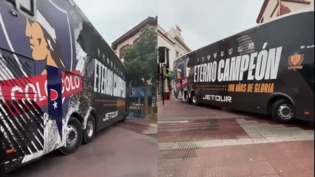 Colo Colo recibió una multa por el insólito error de su bus en La Serena