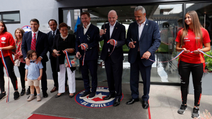   Infantino encabezó inauguración del Centro de Alto Rendimiento 