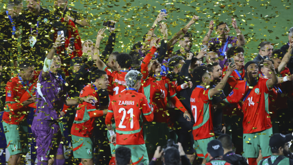   Marruecos alzó el título del Mundial Sub 20 y festejó con todo en el Estadio Nacional 