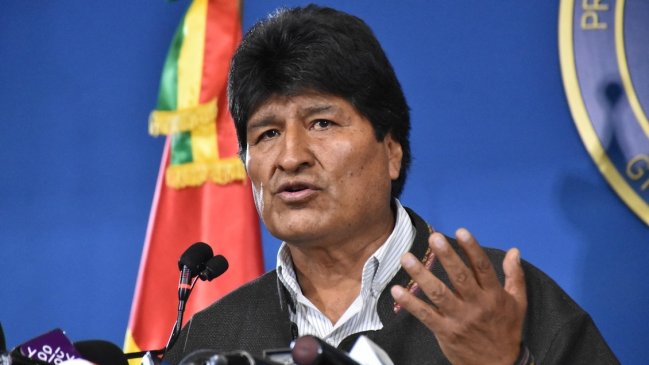 Evo Morales asegura que sus seguidores le dieron el triunfo a Paz en la elección
