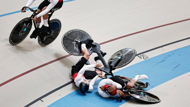 Nicolás Vergara sufrió fractura tras caída en el Mundial de Ciclismo de Pista