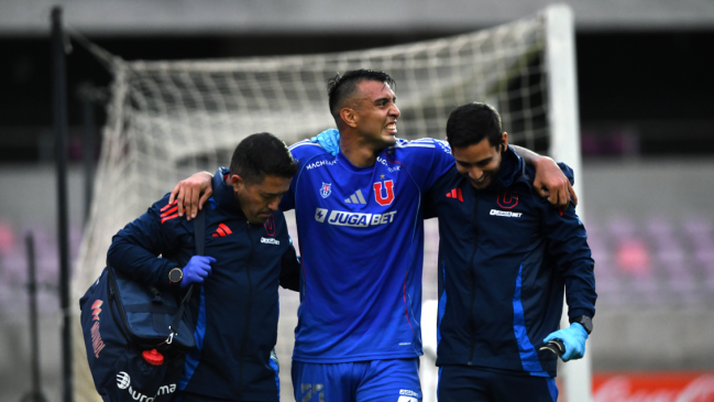 Malas noticias para la U: Rodrigo Contreras es baja para el duelo ante Lanús por Sudamericana