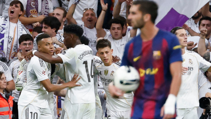   Real Madrid se impuso a FC Barcelona en un caliente clásico español 