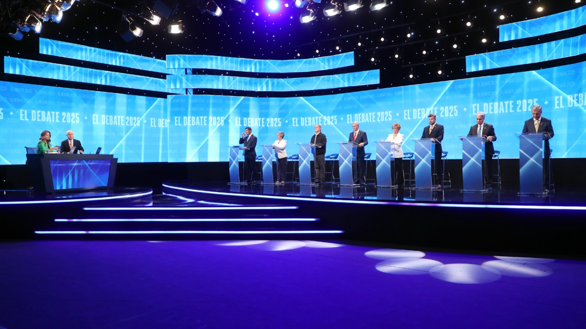Debate presidencial: Seguridad y economía marcan la pauta