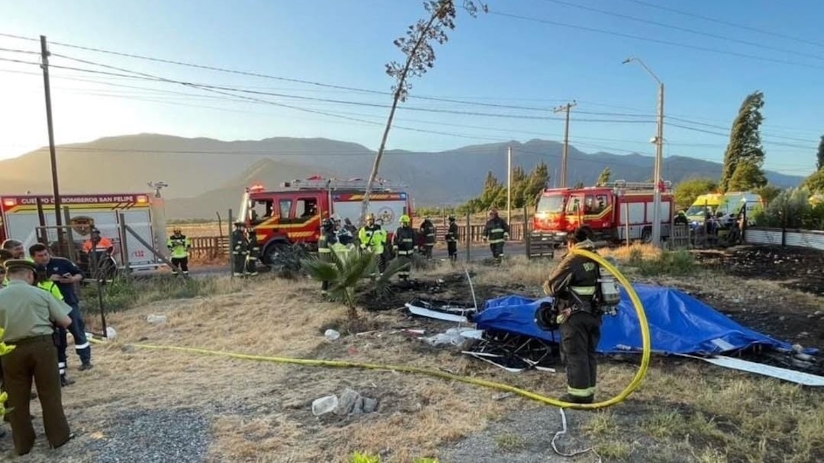 Trágico accidente aéreo en Putaendo: piloto pierde la vida