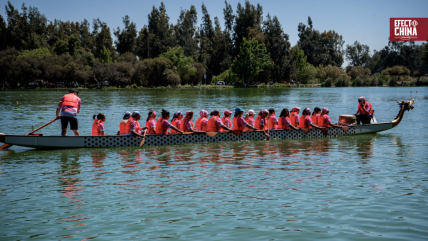   Festival del Bote de Dragón: cultura china y solidaridad se unieron en la Laguna Carén 