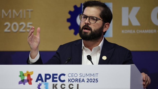 Boric pidió un pronunciamiento de los líderes APEC 