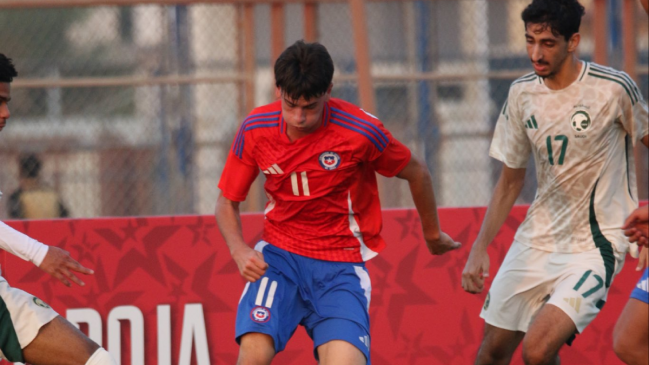 La Roja sub 17 igualó con Arabia Saudita en su último amistoso de cara al Mundial