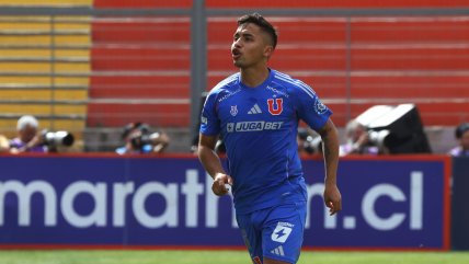   La formación de la U para enfrentar a Everton en el Estadio Santa Laura 