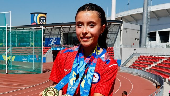 Chilena María Jesús Lara igualó marca histórica de tres oros en Parapanamericanos Juveniles