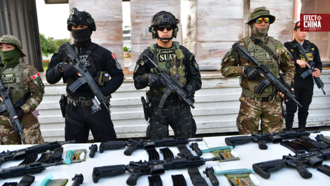 China donó 4.000 chalecos antibalas para la Policía de Perú