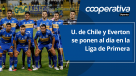 Cooperativa Deportes: U. de Chile y Everton se ponen al día en la Liga de Primera