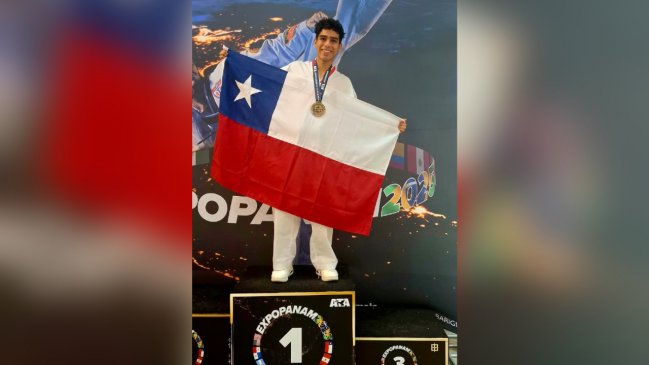 Kevin Maureira, el joven de 17 años que pasó del fútbol a ser campeón internacional de taekwondo