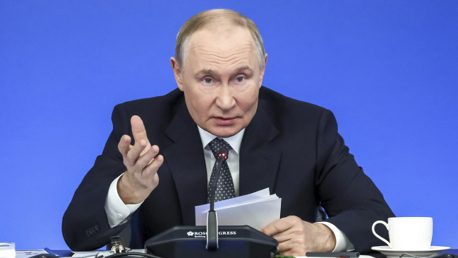 Putin pidió retorno de Rusia a las competiciones internacionales en condiciones de igualdad