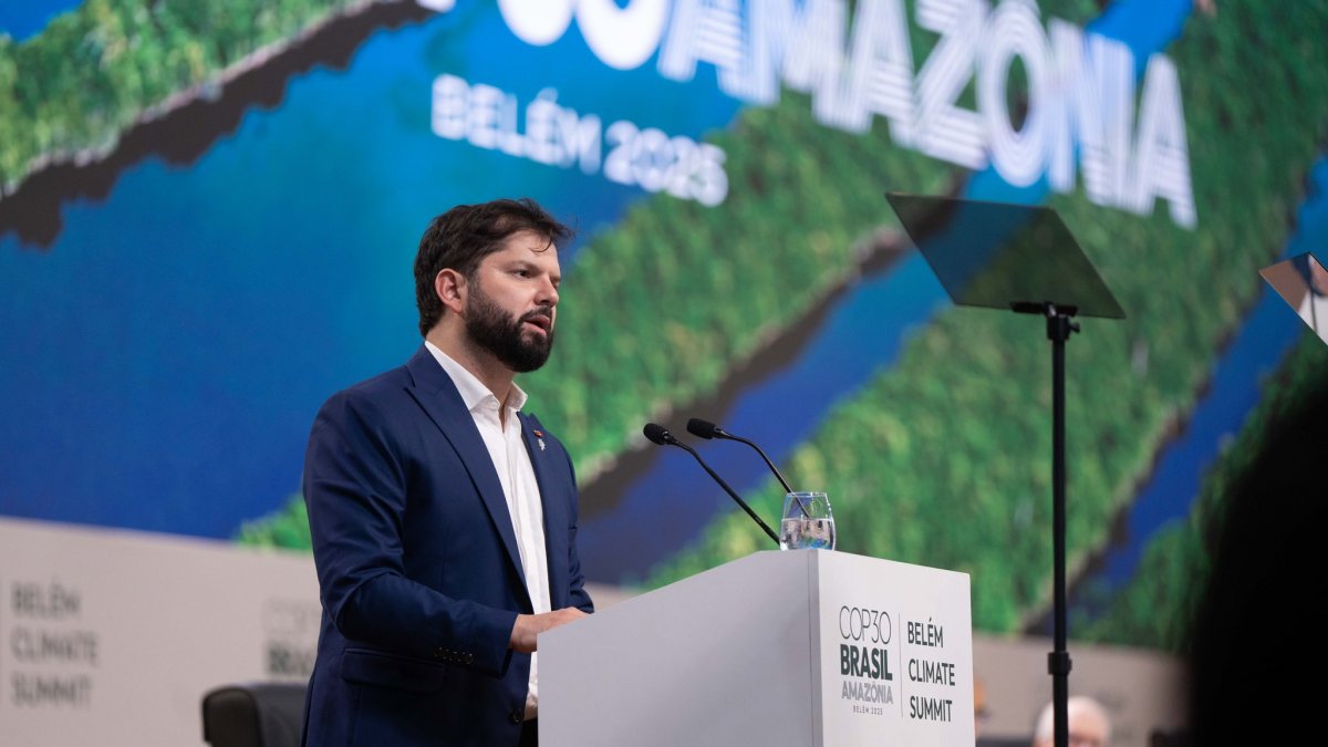 Boric denuncia el negacionismo climático en la COP30