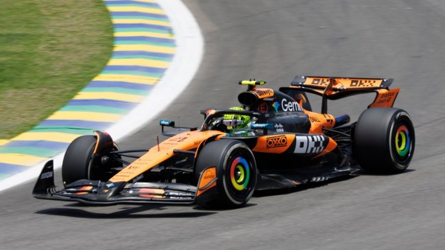 Lando Norris comandó la única práctica libre en Sao Paulo