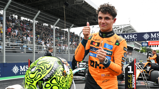 Lando Norris se impuso en la carrera sprint del Gran Premio de Brasil