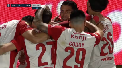 [VIDEO] Cabral brindó una asistencia para el agónico triunfo de Independiente sobre Riestra