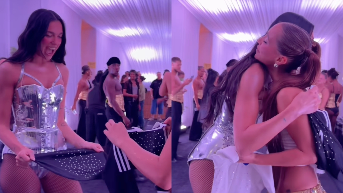 Princesa Alba sorprende a Dua Lipa con camiseta de Colo Colo