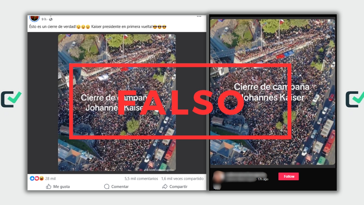 La controversia del cierre de campaña de Kaiser: una imagen que dividió y reveló más que un error