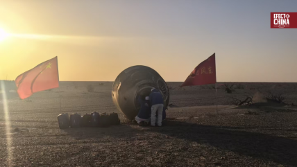   Astronautas de la Shenzhou-20 volvieron a la Tierra tras 204 días en órbita 