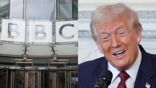 Trump acusa a la BBC de "corrupta" y dice estar obligado a demandarla por difamación