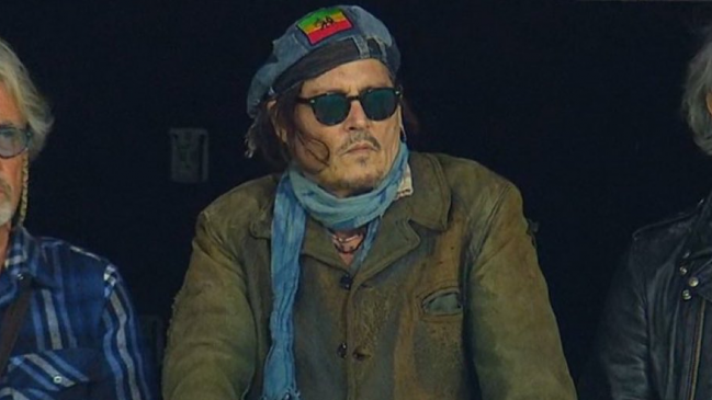 [VIDEO] Johnny Depp dijo presente en La Bombonera para el duelo entre Boca ante Tigre