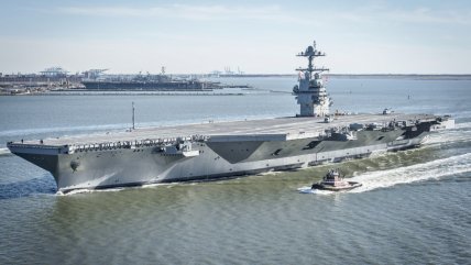   El portaaviones más grande de EE.UU. entró al Caribe en plena tensión con Venezuela 