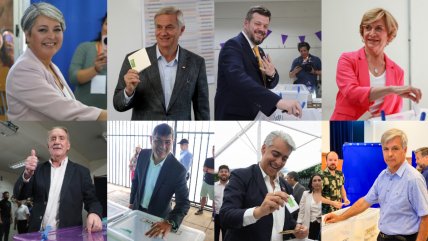 Así fue la votación de los candidatos presidenciales