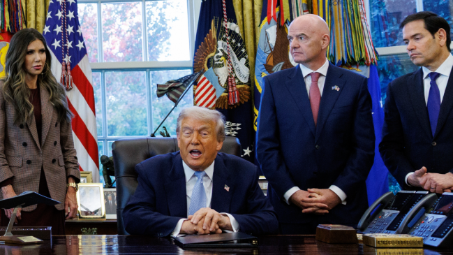 Trump volvió a amenazar con retirar sedes del Mundial 2026 en ciudades demócratas