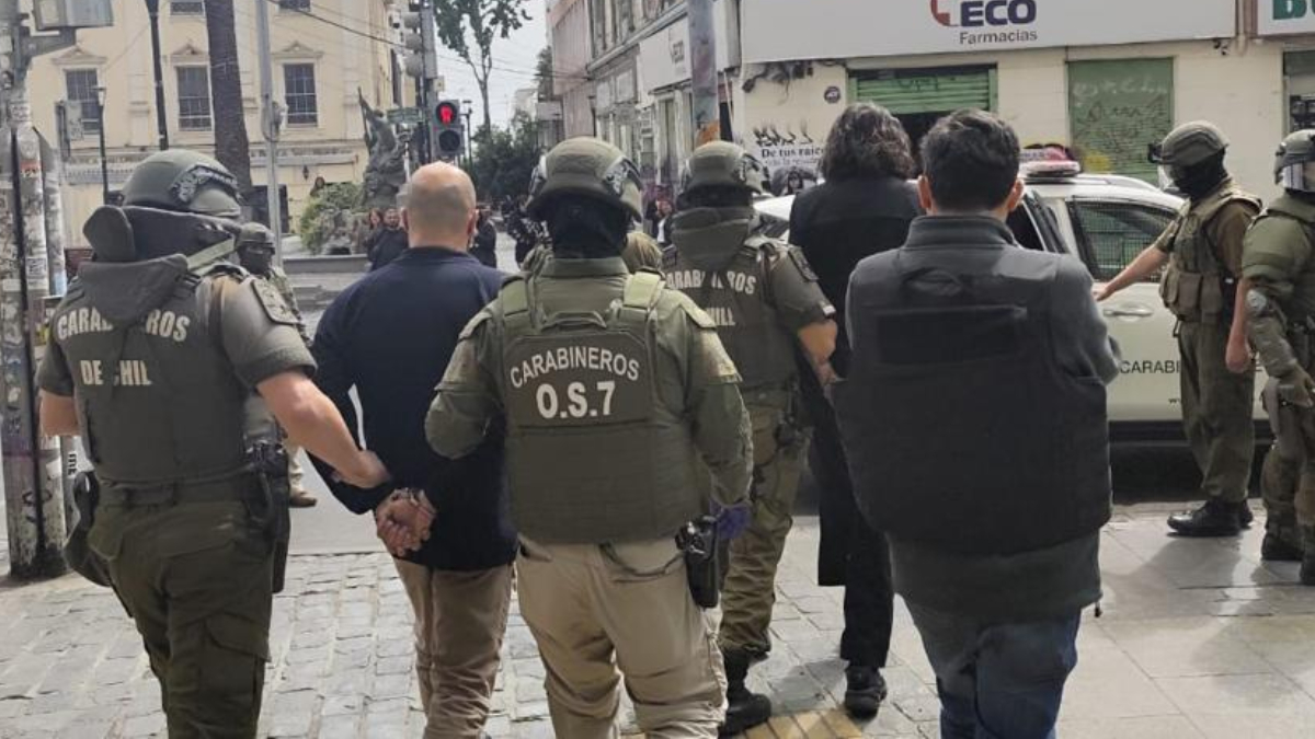 Detenidos por robo a Servipag en Valparaíso