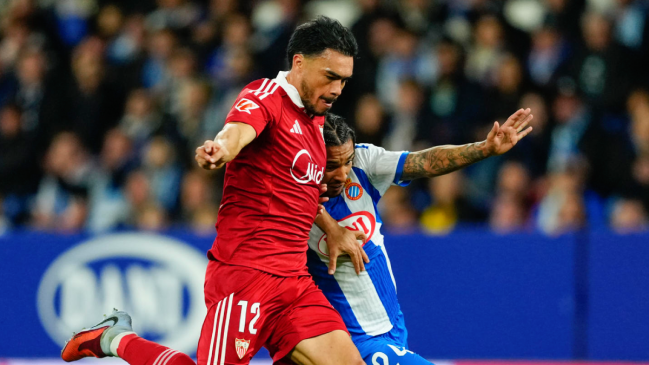 [VIDEO] La asistencia de Gabriel Suazo para el descuento de Sevilla contra Espanyol