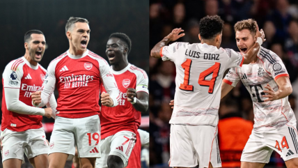   Arsenal y Bayern Munich protagonizan duelo estelar por el liderato de la Champions 