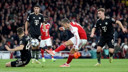  Arsenal derrotó a Bayern en la quinta fecha de la Champions  