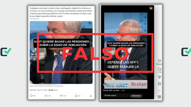 Falso: video en que Kast propone reducir la PGU es un montaje